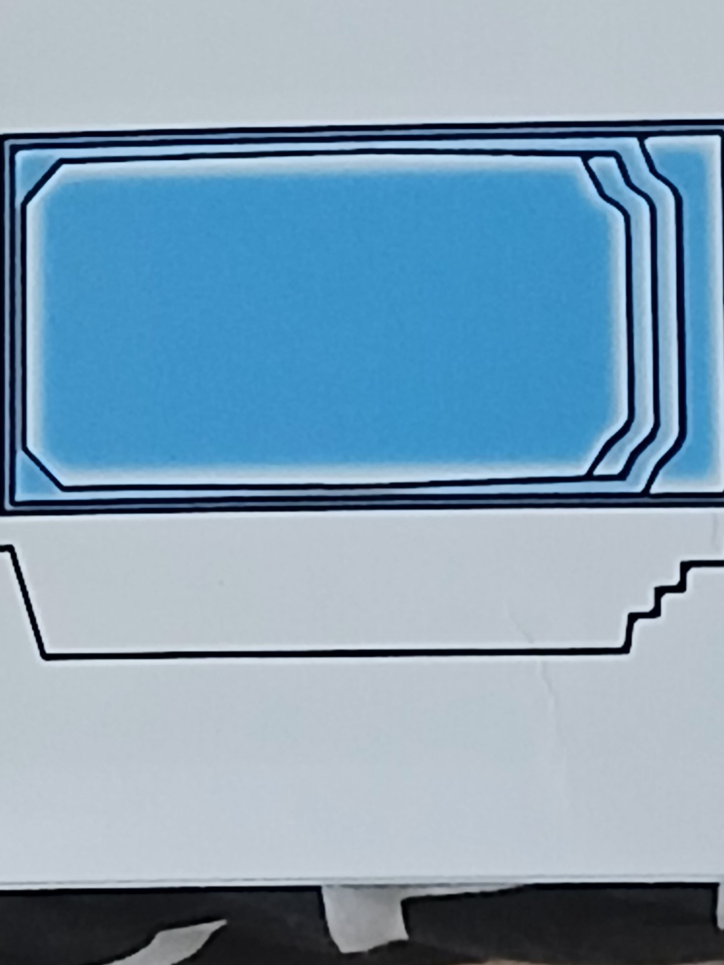 EN 2027 NOUVELLE PISCINE (COQUE HORS SOL avec ABRI PISCINE et ENTIEREMENT CLOTUREE)